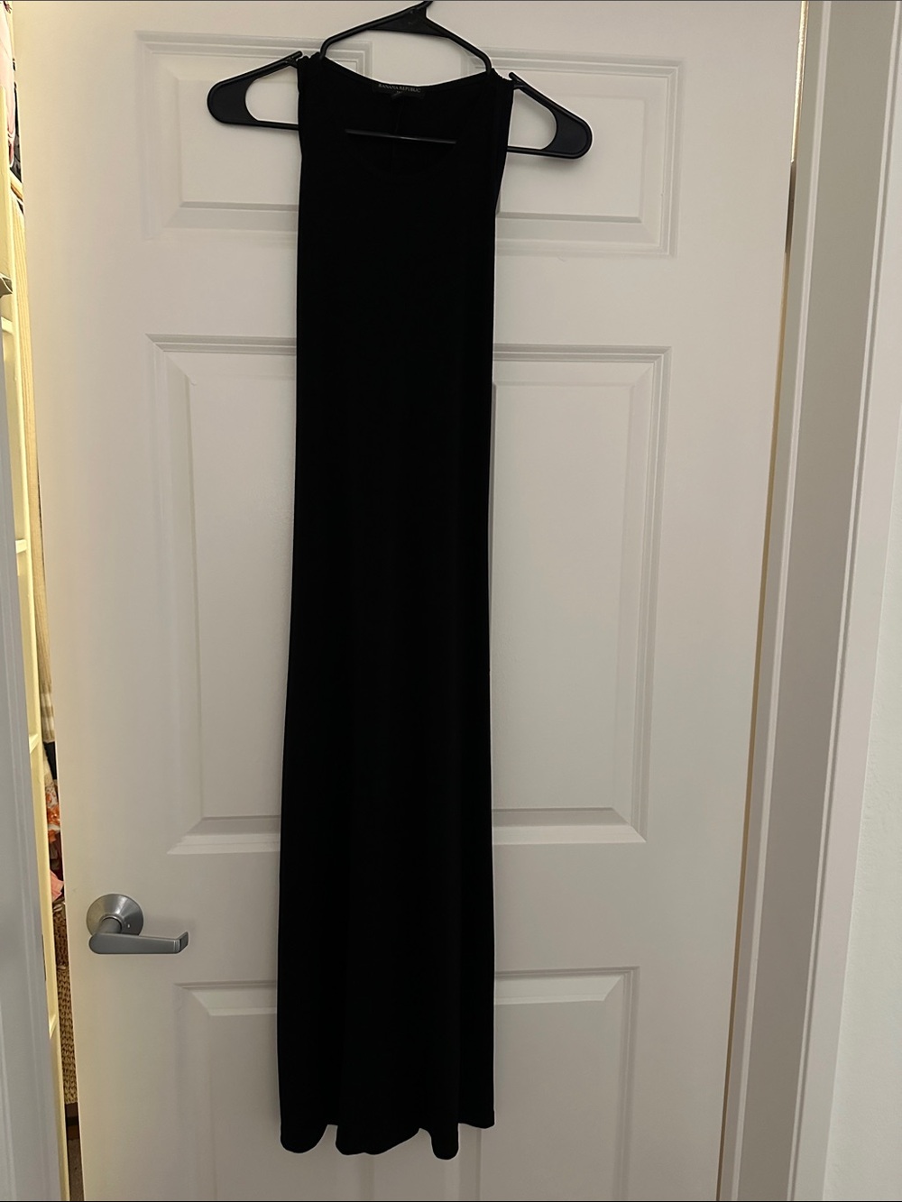 Banana Republic Black Sleeveless Maxi Dress